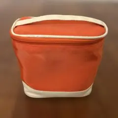 オレンジ ナイロン ジッパーポーチのサムネイル