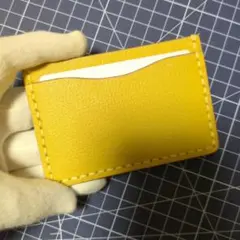 2ポケット　カードケース　本革