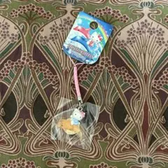 未使用】ハローキティ オーロラねつけ 根付け ドルフィン イルカ