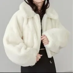 【nui nullu】新品 2WAYショートファージャケット