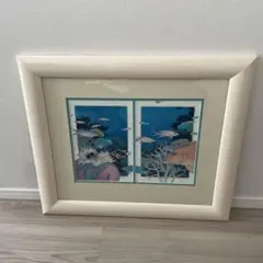 粟津潔 Awazu 「鳥たちとテレビ」 リトグラフ直筆サイン 真作 15/30部