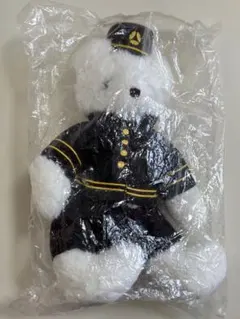 制服姿のホワイトベア ぬいぐるみのサムネイル