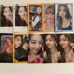 TWICE ジヒョ トレカセット