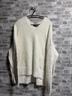 AMERICAN HOLIC ホワイト Vネック セーター