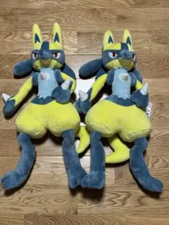 ポケットモンスター めちゃもふぐっとぬいぐるみ 黄色いルカリオ 2体 ポケモン