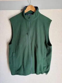 POLO GOLF フリース　ベスト　ゴルフウェア　ストリート　グリーン