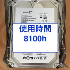 Seagate 内蔵 HDD 1TB 使用時間短め No10 ☆