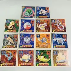 アマダ　ポケモンシール　レトロ　14枚セット　まとめ売り　初代　当時物