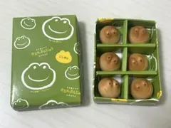カエルまんじゅう マスコット ガチャ 青柳総本家