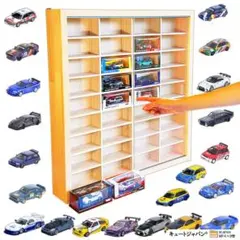INNO64 ホビージャパン 1/64 ミニカー収納 アクリル付 ホワイト色塗装