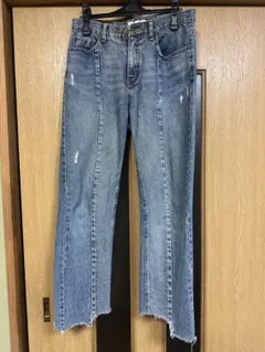 SELECT MOCA デニムパンツ カットオフ加工