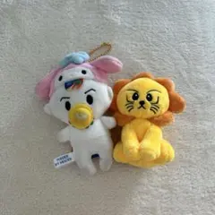 7ORDER マイメロディ ぬいぐるみ マスコット 2個セット
