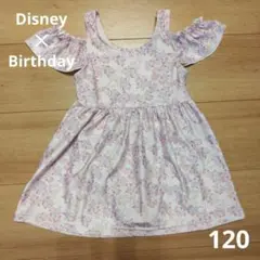 バースデイ　ディズニー　プリンセス　水着　スウィムウェア　ワンピース　120