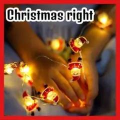 サンタ イルミネーション クリスマス オーナメント ガーランド LED ライト