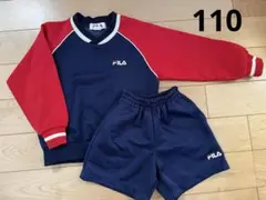 FILA 体操服 長袖ジャージとショートパンツ