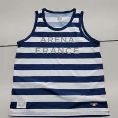 ARENA DOJ-S705 M ネイビー/ホワイトストライプ タンクトップ