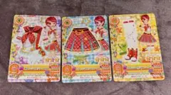 アイカツ カード オレンジトルテコーデ 3枚セット