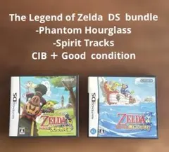 【CIB/美品】ゼルダの伝説 夢幻の砂時計 大地の汽笛 Zelda DS Set