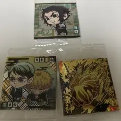 鬼滅の刃　ディフォルメシールウエハース　其ノ十四　我妻善逸　獪岳　　3点