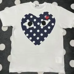 【希少】プレイ コムデギャルソン 半袖 Tシャツ 水玉 ドット柄 XLサイズのサムネイル