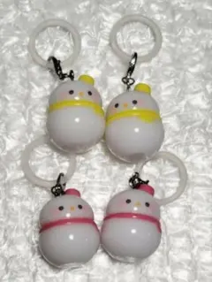 まるっこゆきだるま ワンポイントチャーム 10色セット