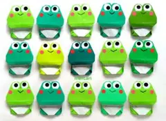 折り紙　ハンドメイド　かえる　15匹セット
