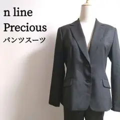 n・line Precious パンツスーツ セットアップ 13号 ウール 黒