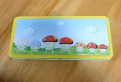 ドコモダケ 非売品 NTT DoCoMo きのこデザイン 筆箱 缶ペンケース