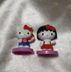 ハローキティ チョコエッグ ちびまる子ちゃんハローキティ　ダイヤル電話キティ