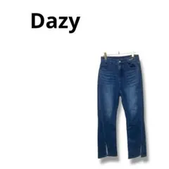 【デイジー】デニム　ジーンズ　カジュアル　ストレート　青　M