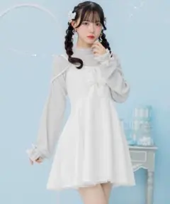 【新品タグ付き】ROJITA ダブルリボンジャンスカ