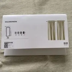 新品　IKEAカーテンKALAMONDIN カーテンフック付き