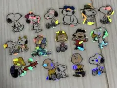 オーロラ　スヌーピー　PEANUTS シール