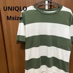 UNIQLO ユニクロ　マリメッコ コラボ　ボーダー　Tシャツ　M グリーン