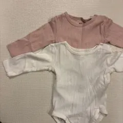H&M オーガニックコットンロンパース 62㎝　2-4m