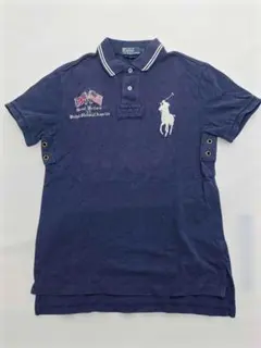 ★ポロ・ラルフローレン カスタムフィット ポロシャツ ネイビー メンズ