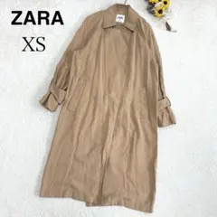 【ZARA ザラ】スプリングコート トレンチコート ベージュ系 お出かけ XSのサムネイル