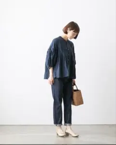 【美品】Ordinary fits 5P アンクル デニムパンツのサムネイル