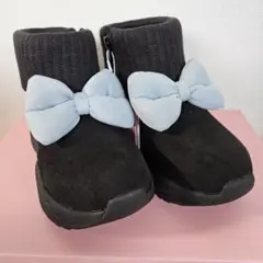 リボン　スニーカーブーツ　19cm