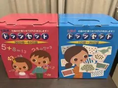 しちだ式 七田式 ドッツカード 2箱（青・赤）定価19,250円 しちだ式 七田式 ドッツカード 2箱（青・赤）定価19,250円 楽天