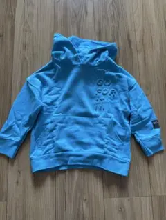 ZARA フード付きパーカー 2-3歳 青