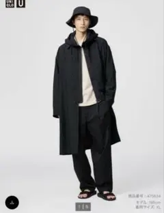 ステンカラーコート ユニクロ