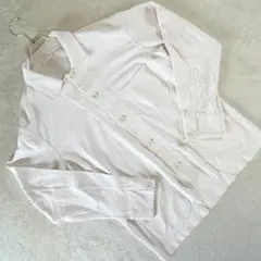 ユニクロ ワークジャケット Mサイズ オフホワイト 長袖 カバーオール風 メンズ