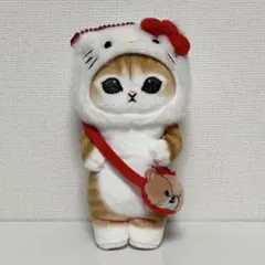 マスコット モフサンド キティ コラボ mofusand×サンリオキャラクターズ ミニマスコット(ハローキティ