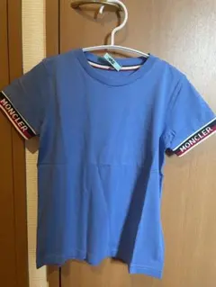 MONCLER ロゴ入り 青 Tシャツ