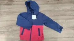 フード付きジャケット 120 ネイビー レッド