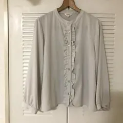 PART2 JUNKO SHIMADA 長袖ブラウス　フリル　13号のサムネイル