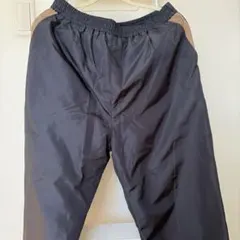 ナイロンフリースパンツ　紺色　ネイビー