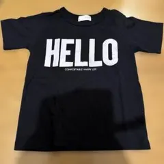 b.ROOM ブラック Tシャツ HELLO