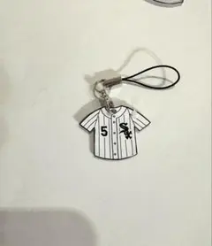 MLBホワイトソックス村上ユニフォーム型ストラップ